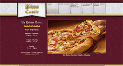 Desktop Screenshot of castlepizza.com